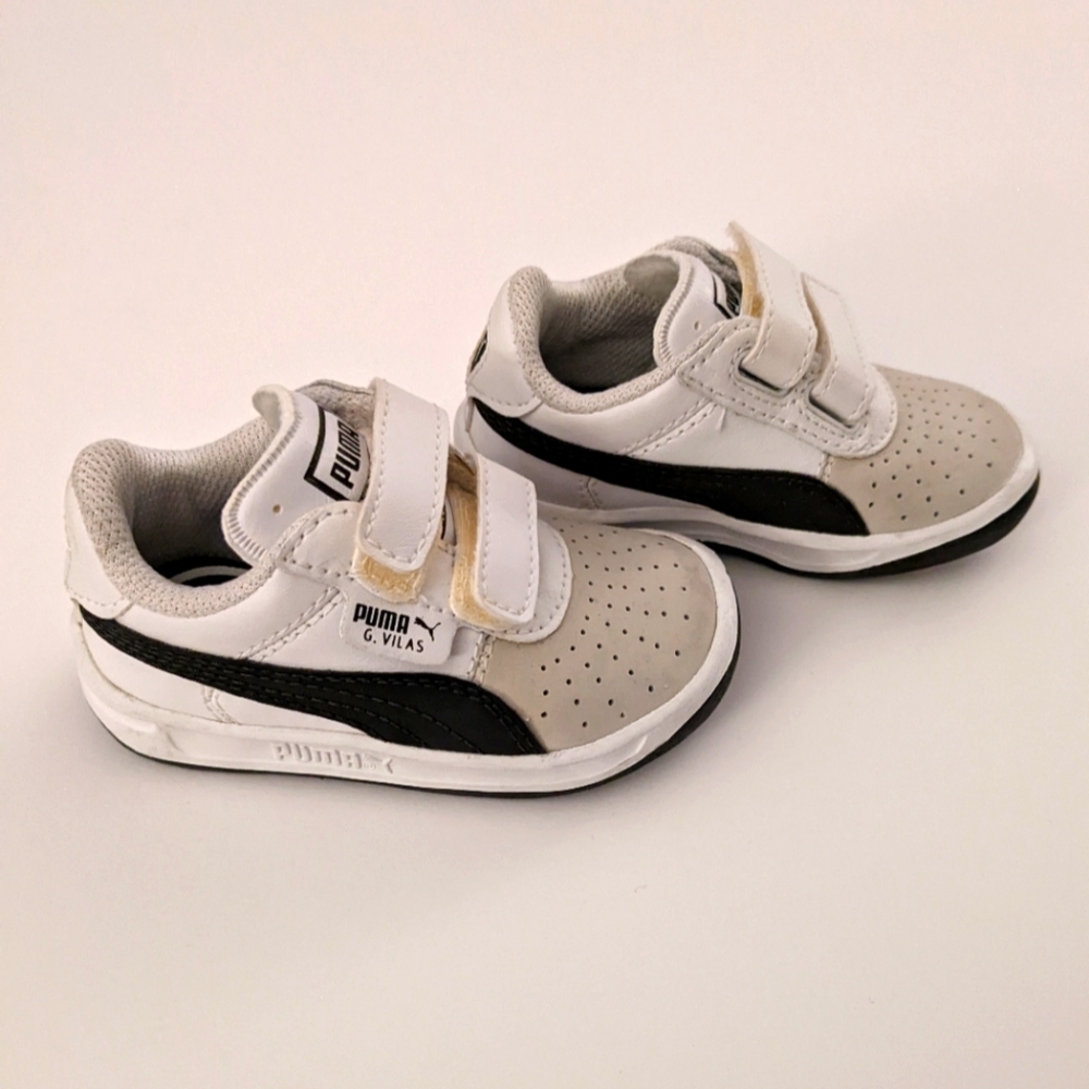 Puma G Vilas | Toddler Sneakers | Sz 4 | White, Black